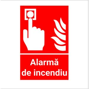 Sticker Indicator Alarma Incendiu