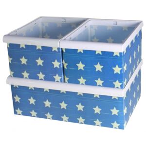 Set 3 cutii de depozitare Jocca Stars