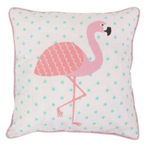 Pernă decorativă Flamingo, bumbac 100%, 38 x 38 cm
