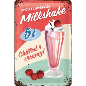 Placă metalică - Milkshake