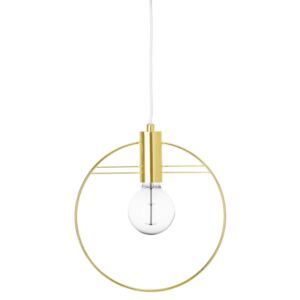 Lampa Pendant Circulara din Metal - Metal Auriu Q(30 cm)
