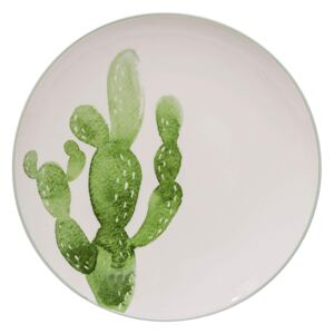 Farfurie Cactus din Ceramica - Ceramica Verde Diametru(25 cm)