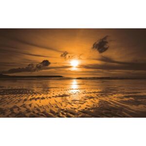Buvu Fototapet: Apus de soare pe plajă (1) - 184x254 cm