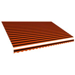 Pânză de copertină, portocaliu și maro, 500 x 300 cm