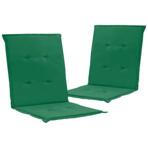 Perne scaun de grădină, 2 buc., verde, 100 x 50 x 3 cm