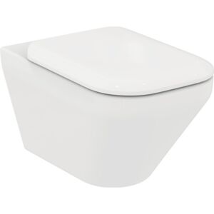 Ideal STANDARD Set vas WC suspendat Tonic II, montaj ascuns, tehnologie AquaBlade, incl. capac WC cu soft close, alb