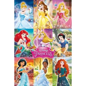 Poster Disney Princess - Collage, (61 x 91,5 cm)