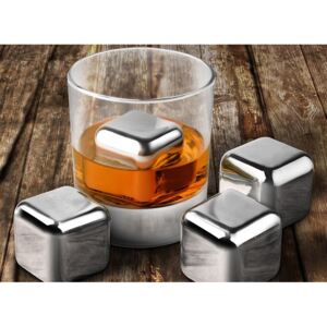 Cuburi din otel pentru whiskey