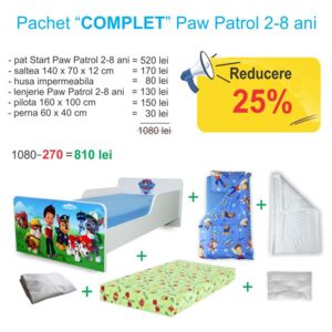 Pachet Promo Complet Start Paw Patrol 2-8 ani