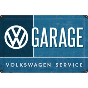 Placă metalică: VW Garage - 40x60 cm