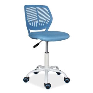 Scaun birou albastru rotativ Max | PRIMERA COLLECTION