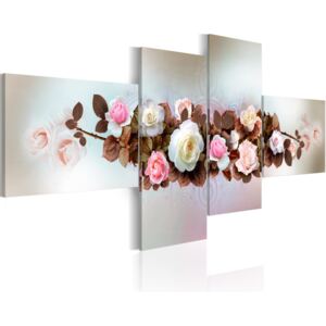 Bimago Tablou - Bouquet Of Roses 200x90