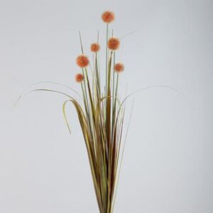 Iarba artificiala decorativa portocalie - 70 cm