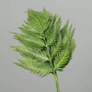 Set x6 frunze artificiale de feriga verde deschis - 40 cm