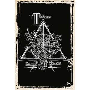 Harry Potter - Deathly Hallows Symbol Poster, (61 x 91,5 cm)