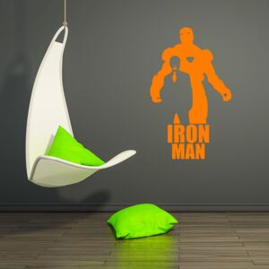 GLIX Avengers Iron Man - autocolant de perete Portocaliu 60x35 cm