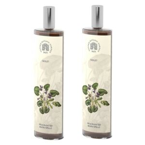 Set 2 spray-uri parfumate de interior cu aromă de violete Bahoma London Fragranced, 100 ml