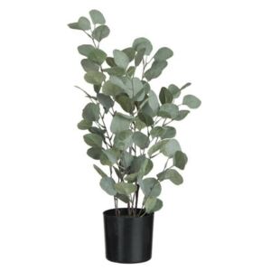 Eucalyptus Planta artificiala in ghiveci, Plastic, Verde