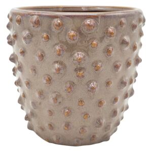Ghiveci din ceramică PT LIVING Spotted, ø 14 cm, gri - roz