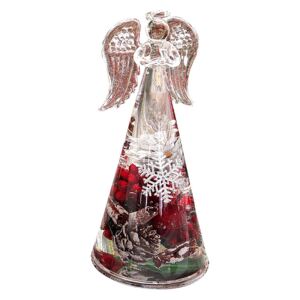 Figurina ANGEL noel, sticla, 15.5x7.5 cm