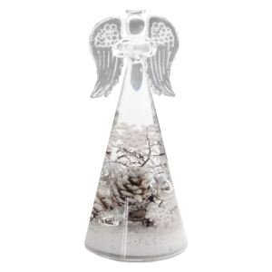 Figurina ANGEL winter, sticla, 15.5x7.5 cm