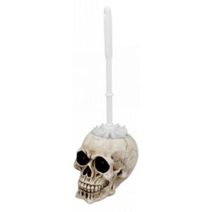 Suport perie toaleta craniu Brush with Death 17 cm