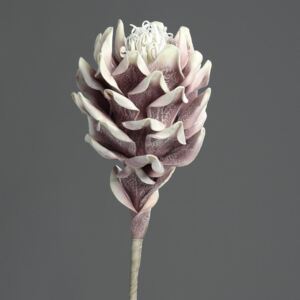 Flori artificiale din spuma alb-roz - 100 cm