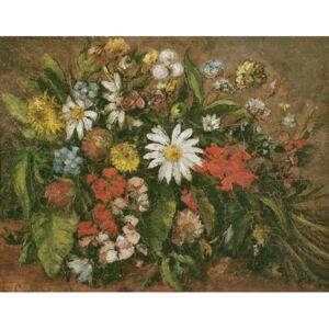 Flowers, 1871 Reproducere, Gustave Courbet