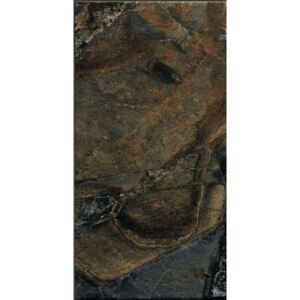 Gresie portelanata Marbella, neagra, 30x60 cm