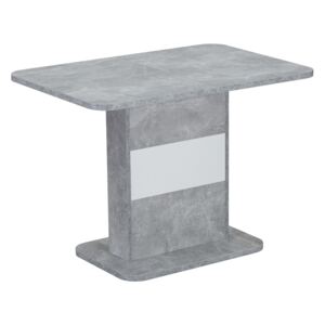 Masa extensibila Smart gri/alb