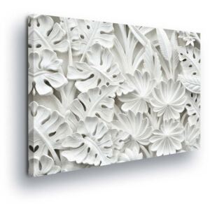 Tablou - Plastic Flowers II 80x80 cm