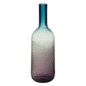 Vază decorativă din cristal Santiago Pons Ryde, Ø 11 cm, albastru