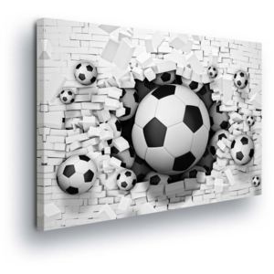 Tablou - Puzzle with Football Ball II 100x75 cm