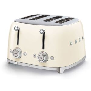 Toaster, nuanța crem, 50's Retro Style P4 2000W - SMEG