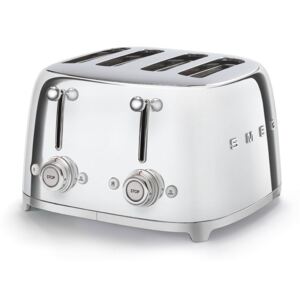 Toaster, nuanța crom, 50's Retro Style P4 2000W - SMEG
