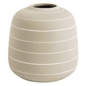 Vază din ceramică PT LIVING Terra, ⌀ 16,5 cm, alb crem