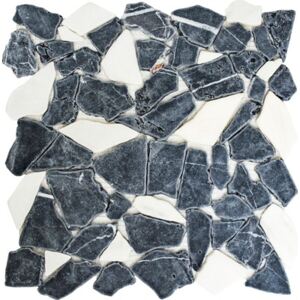 Mozaic marmura CIOT 30-1100 gri/alb 30,5x30,5 cm