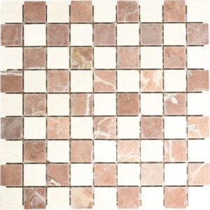 Mozaic marmura MOS.32/1513R bej/maro 30,5x30,5 cm