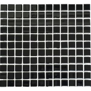 Mozaic sticla CM 4050 negru lucios 30,2x32,7 cm