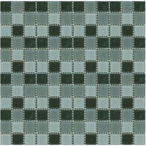 Mozaic sticla CM 4999 mix negru 30,2x32,7 cm