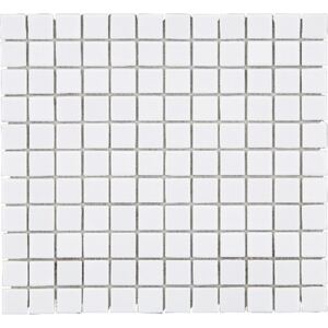Mozaic ceramic B-140 alb mat 30,2x33 cm