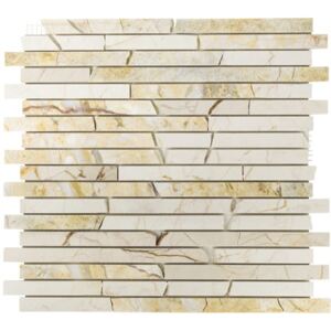 Mozaic marmura MOS Brick 2807 Golden Cream polisat 30,5x32,2 cm