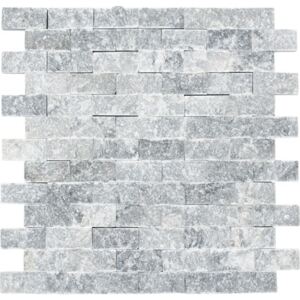 Mozaic marmura Brick Splitface Nero gri 30,5x29 cm
