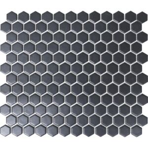 Mozaic ceramic HX 065 negru mat 26x30 cm