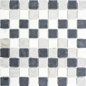 Mozaic marmura MOS 32/1125 mix gri 30,5x30,5 cm