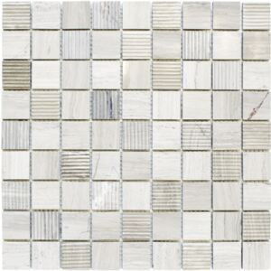 Mozaic marmura MOS 32/1965 gri 30,5x30,5 cm