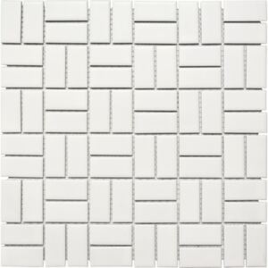 Mozaic ceramic CWM 07WM alb 30x30 cm