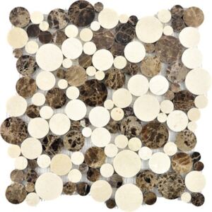 Mozaic marmura MOS PR 13/476 bej-maro 30,5x30,5 cm