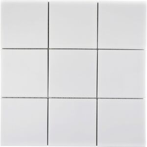 Mozaic ceramic CQ 100 alb lucios 30x30 cm