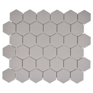 Mozaic ceramic CU HX117 gri mat neglazurat 32,5x28,1 cm